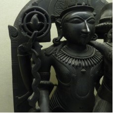 Laxmi Narayan statue, solar disc, sun symbol, sun disc